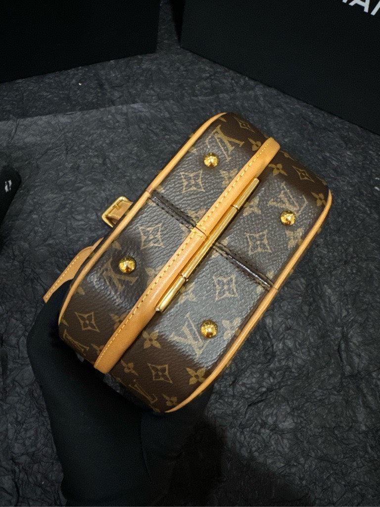 LV Petite Boite Chapeau Monogram Brown Handle Bag
