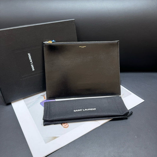 Saint Laurent Paris Black Clutch