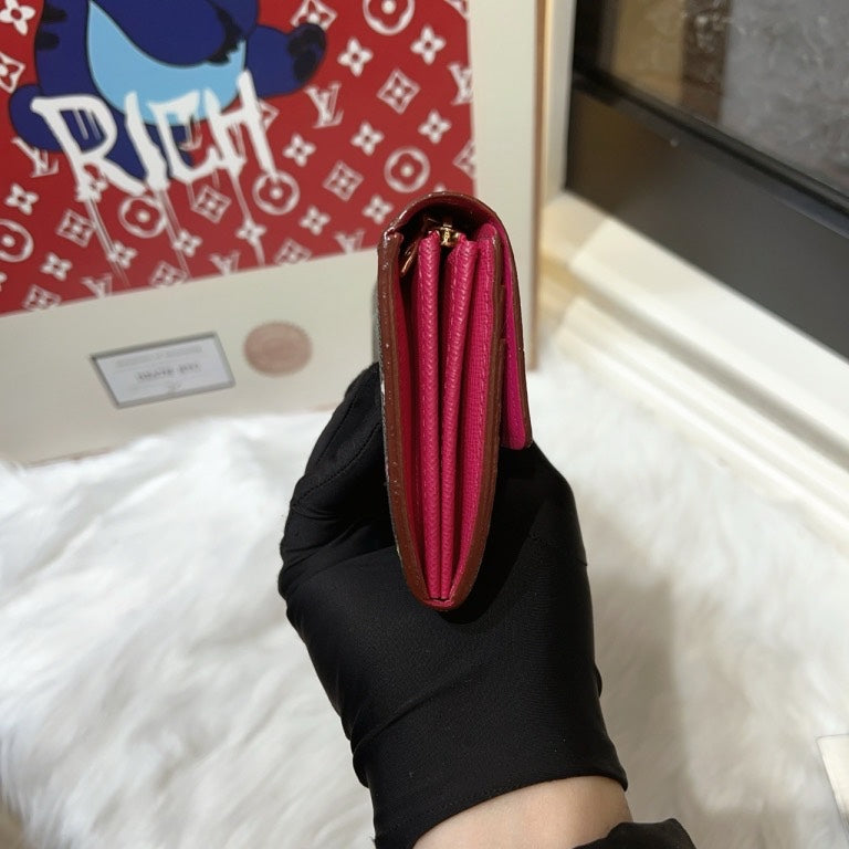 Louis Vuitton Multicolore Sarah Black Wallet