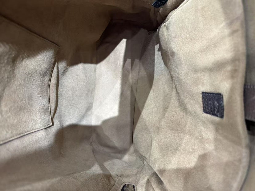Gucci Tian Beige Canvas Backpack