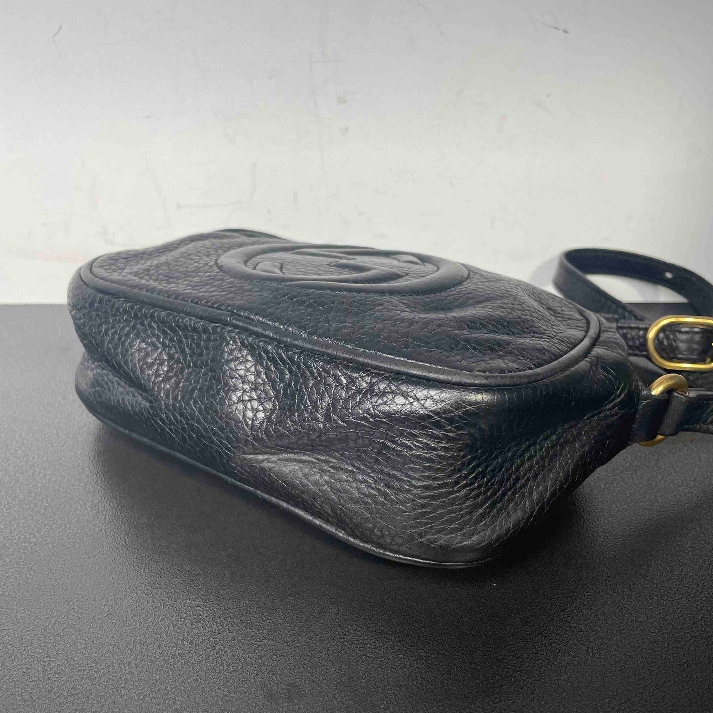 Gucci Soho Black Leather Camera Bag