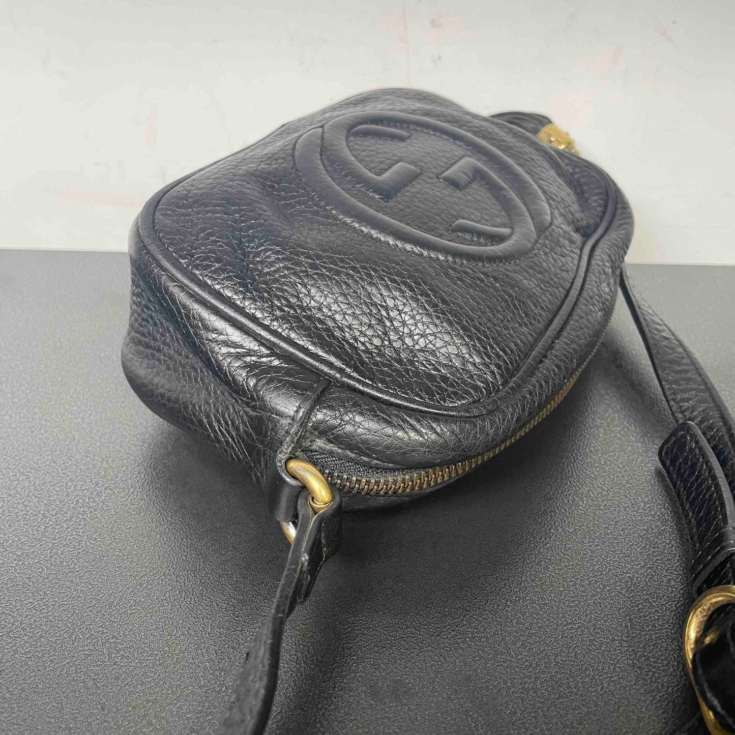Gucci Soho Black Leather Camera Bag