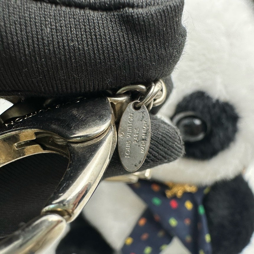 Louis Vuitton Fleur de Monogram Keychain Gold Accessory