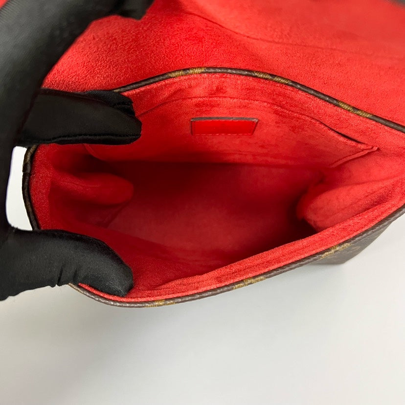 Louis Vuitton Locky BB Red Monogram Handbag
