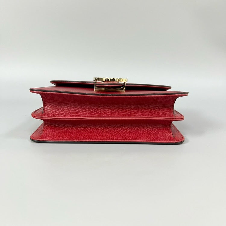 Gucci Interlocking Small Red Bag