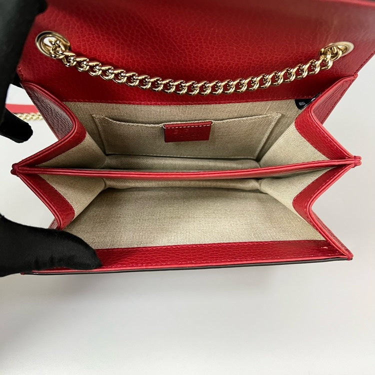 Gucci Interlocking Small Red Bag