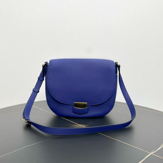Celine Trotteur Blue Shoulder Bag