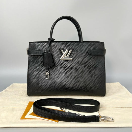 Louis Vuitton Twist Tote Bag Epi Black 30x22x13cm