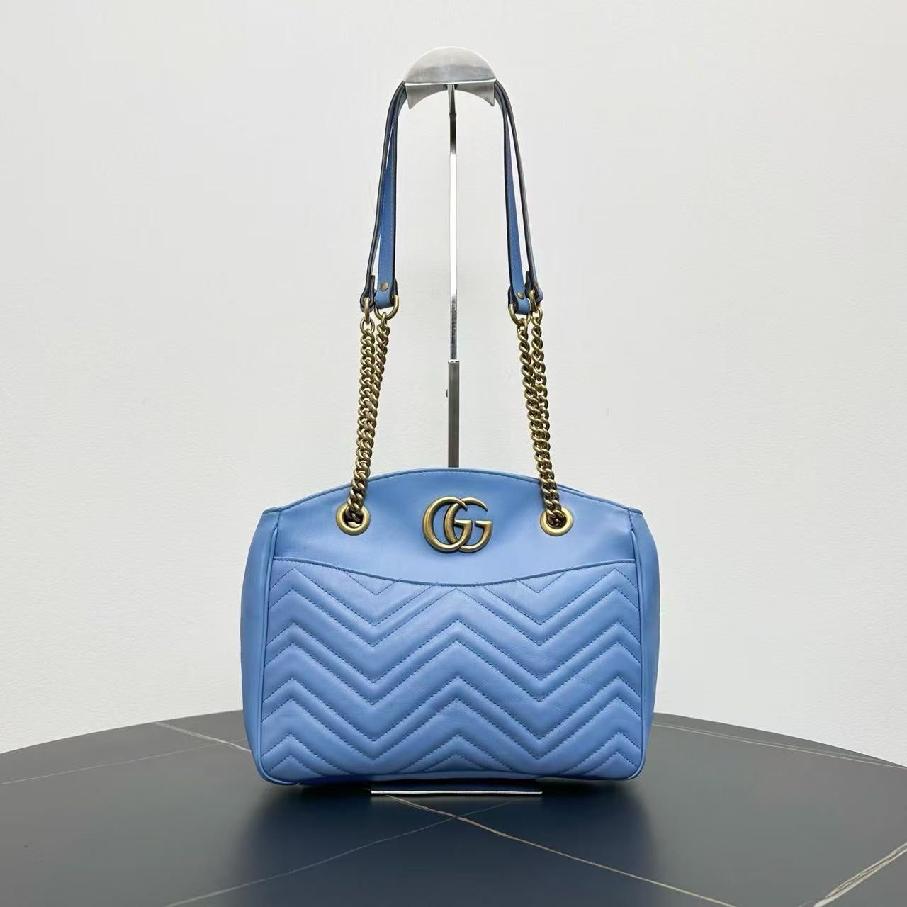 Gucci Marmont Blue Tote Bag