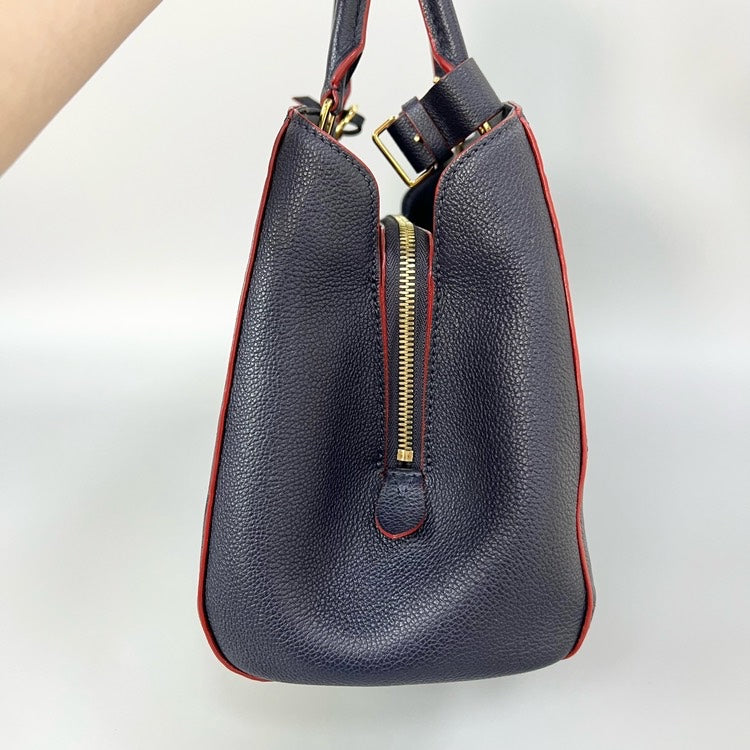 Louis Vuitton Montaigne Medium Navy Handbag
