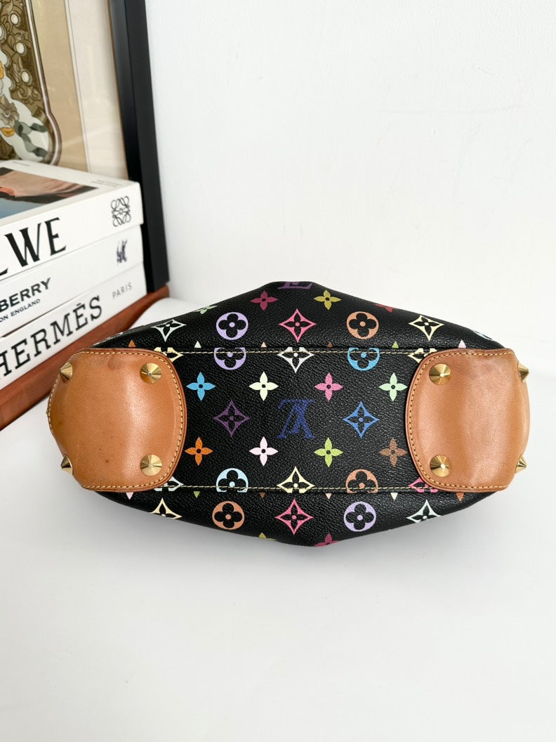 Louis Vuitton Judy Multicolor Black Handbag