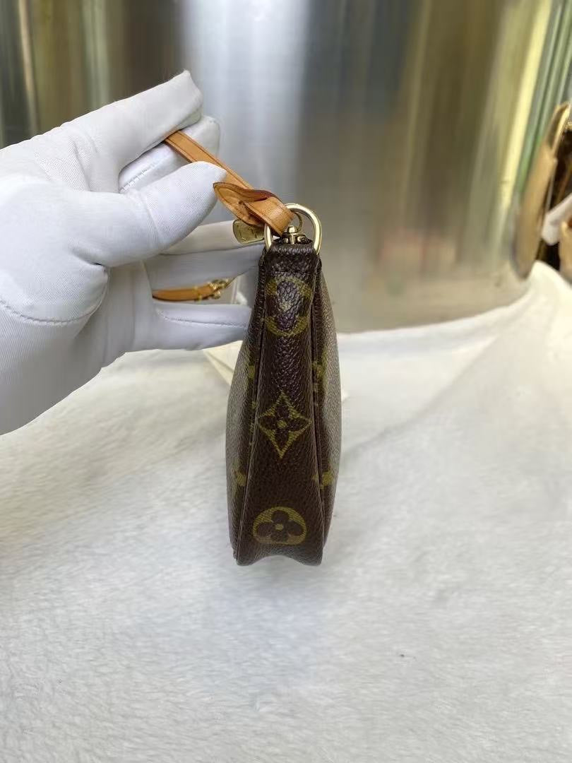Louis Vuitton Pochette Accessories Brown Monogram Bag