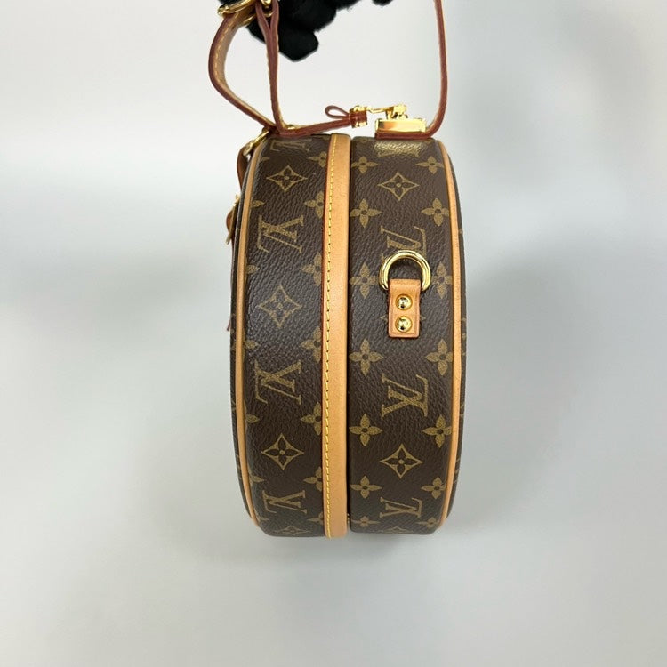 Louis Vuitton Petite Boite Chapeau Monogram Bag Brown 2019