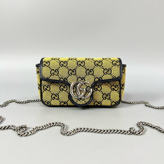 Gucci Marmont Mini Yellow Shoulder Bag