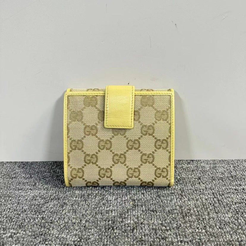 Gucci Beige Monogram Wallet