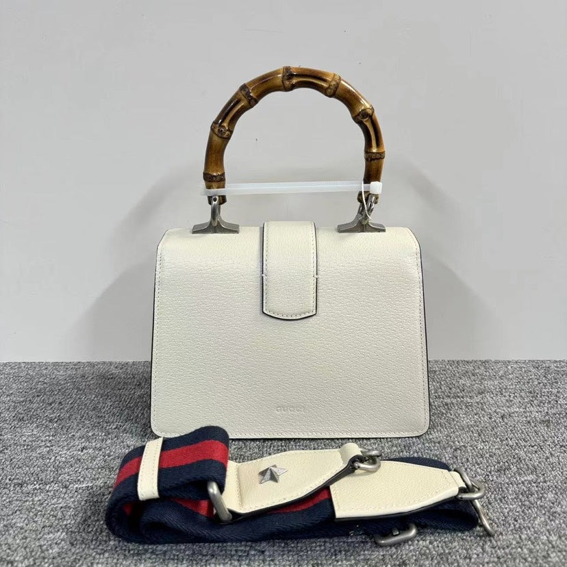 Gucci Dionysus Bamboo White Bag