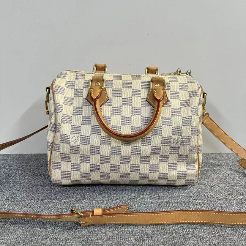 Louis Vuitton Speedy 25 Damier Azur Bag