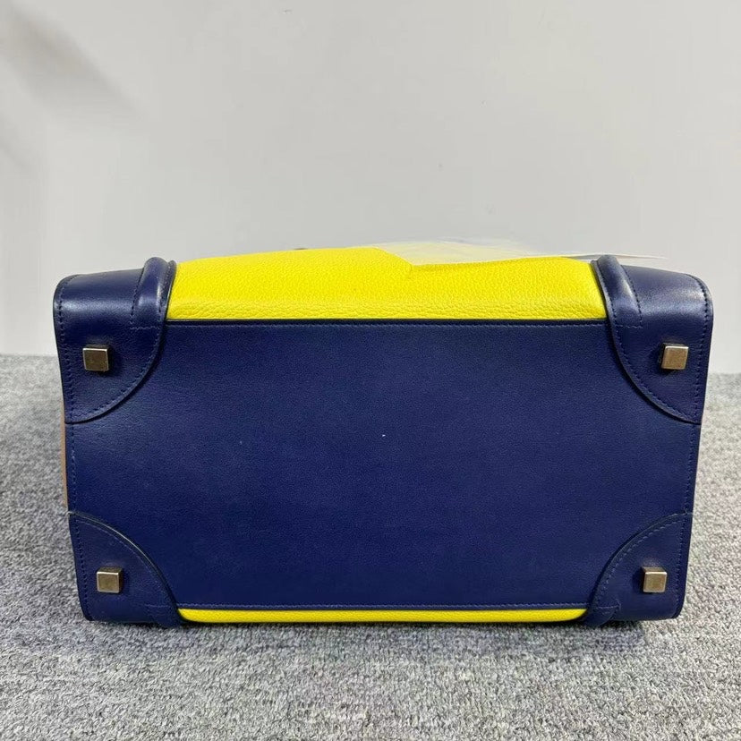 Celine Luggage Bag Tricolor Tote