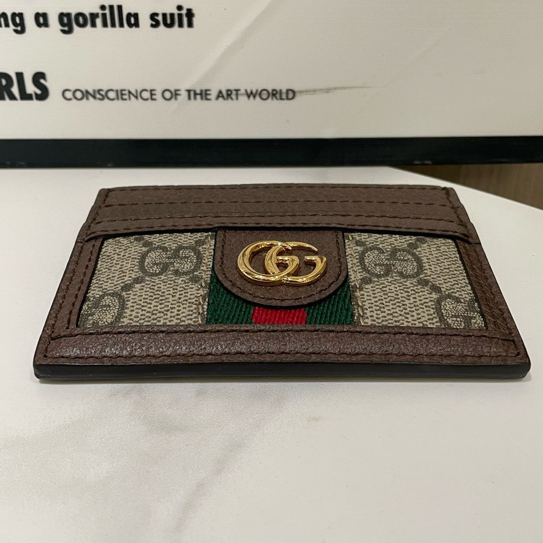Gucci Ophidia Brown Card Holder