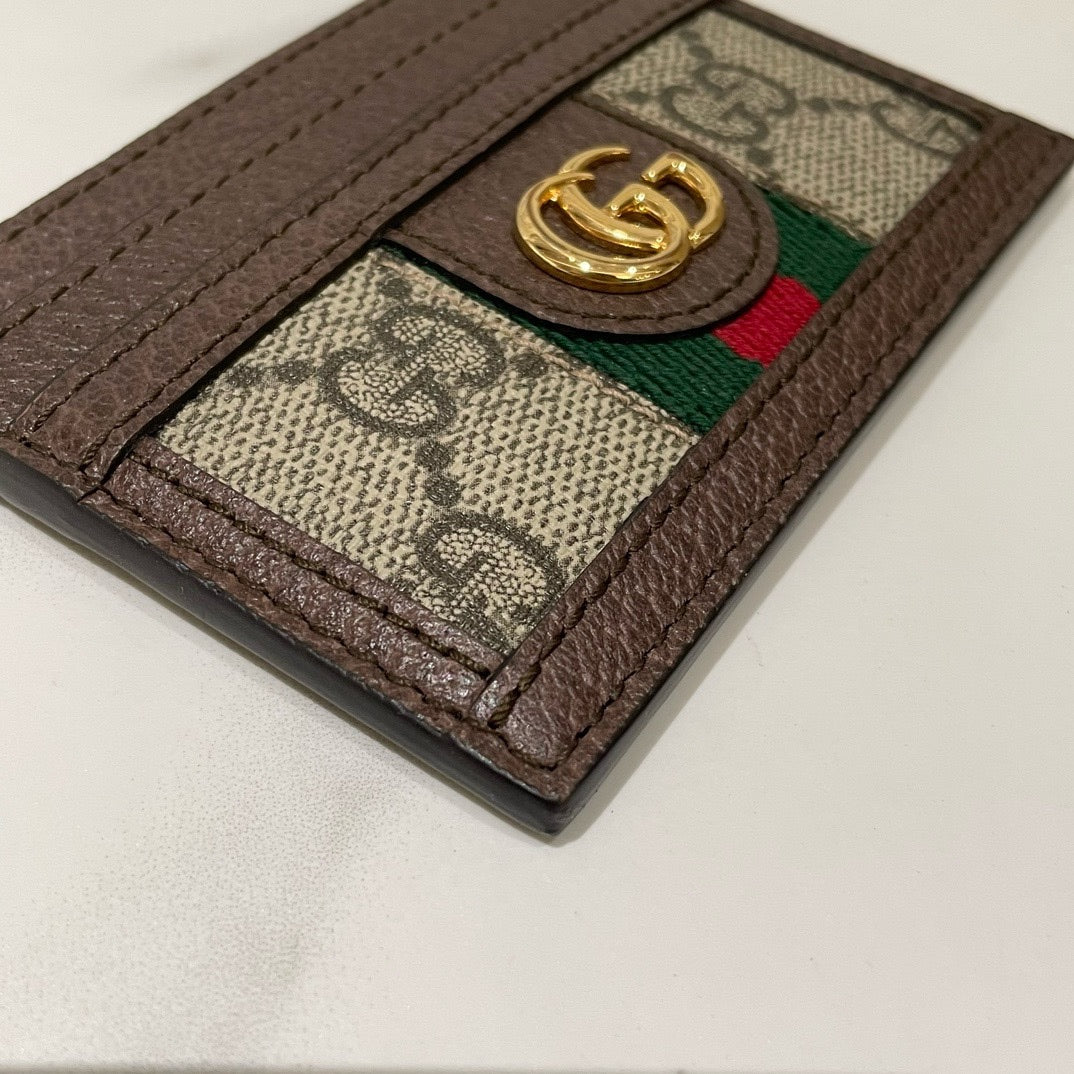 Gucci Ophidia Brown Card Holder