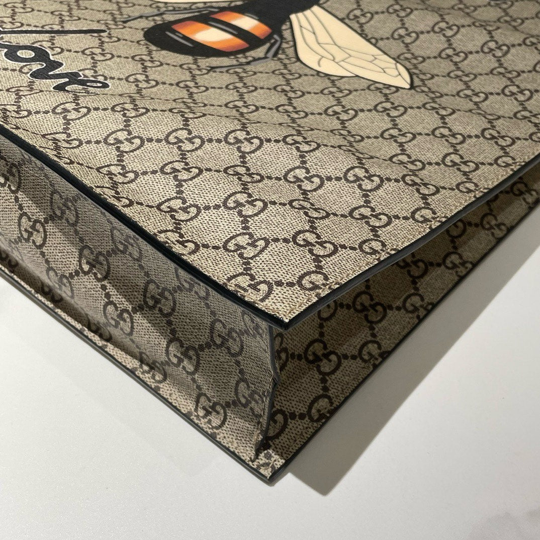 Gucci Blind for Love Beige Tote Bag
