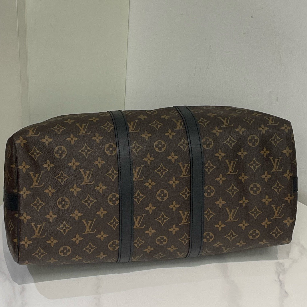 Louis Vuitton Keepall 45 Monogram Brown Travel Bag