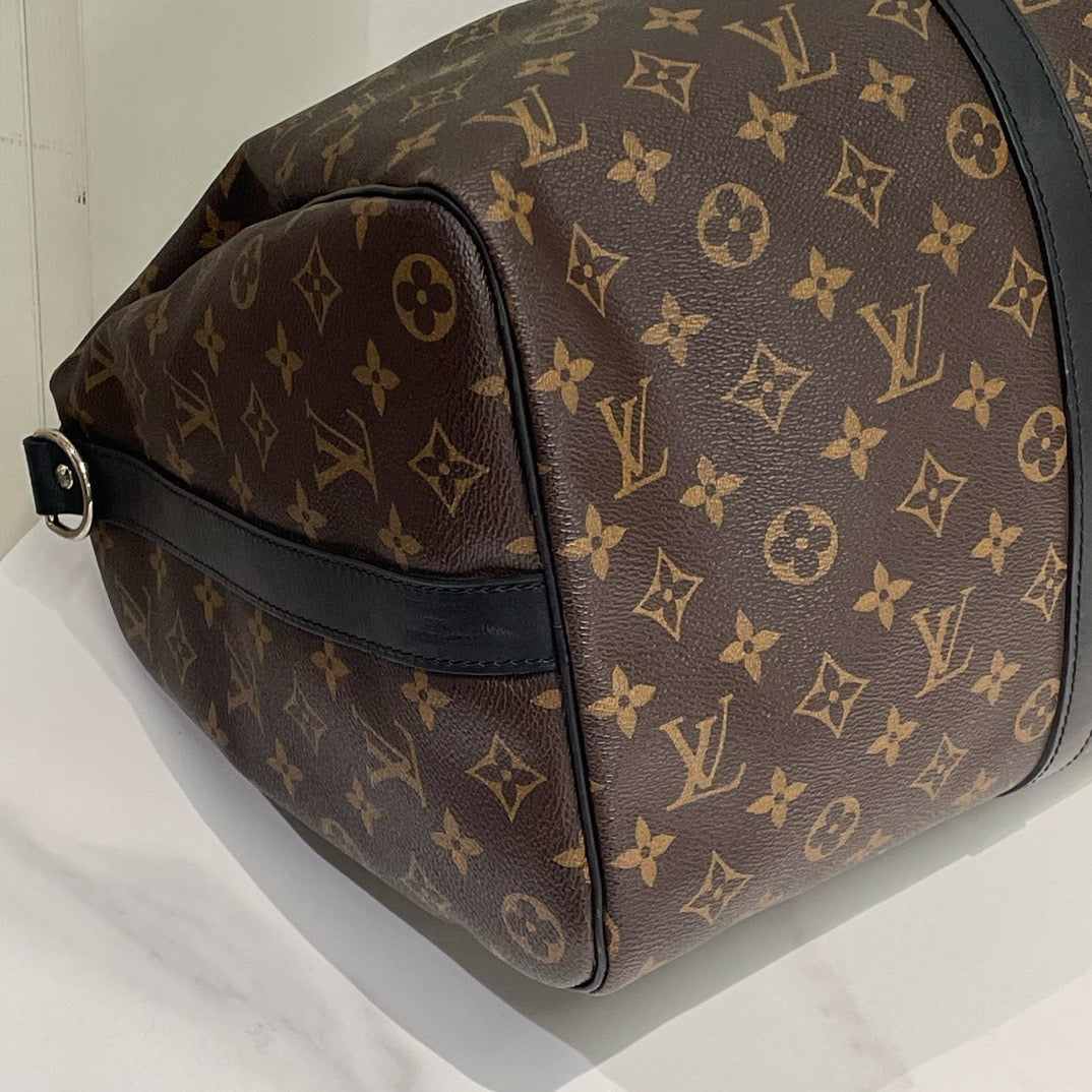 Louis Vuitton Keepall 45 Monogram Brown Travel Bag