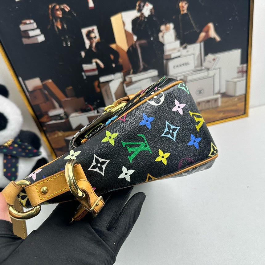 Louis Vuitton Multicolore Pochette Black Bag