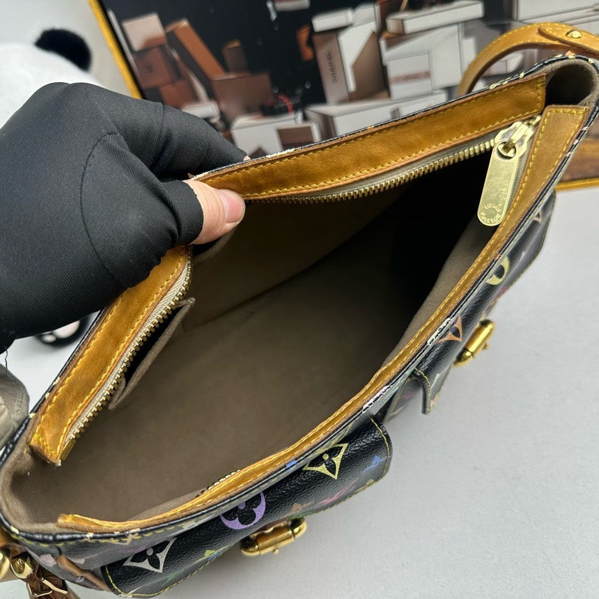 Louis Vuitton Multicolore Pochette Black Bag