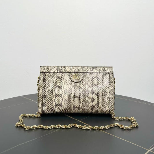 Gucci GG Ophidia Python Shoulder Bag