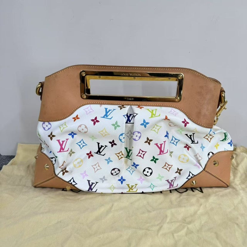 Louis Vuitton Judy Multicolor Bag White