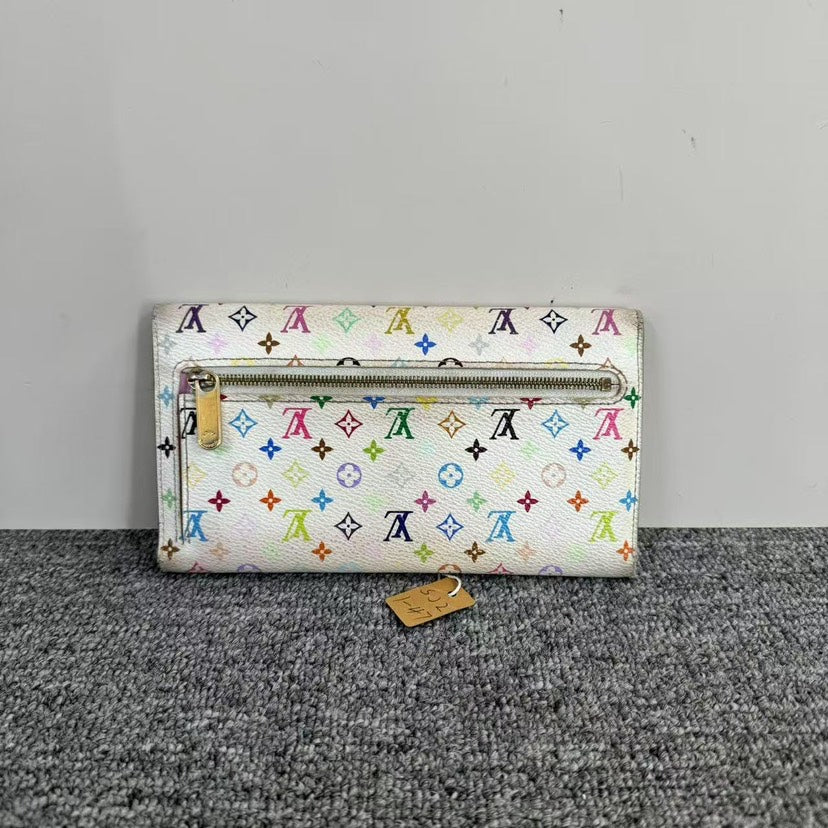 Louis Vuitton Multicolor White Wallet