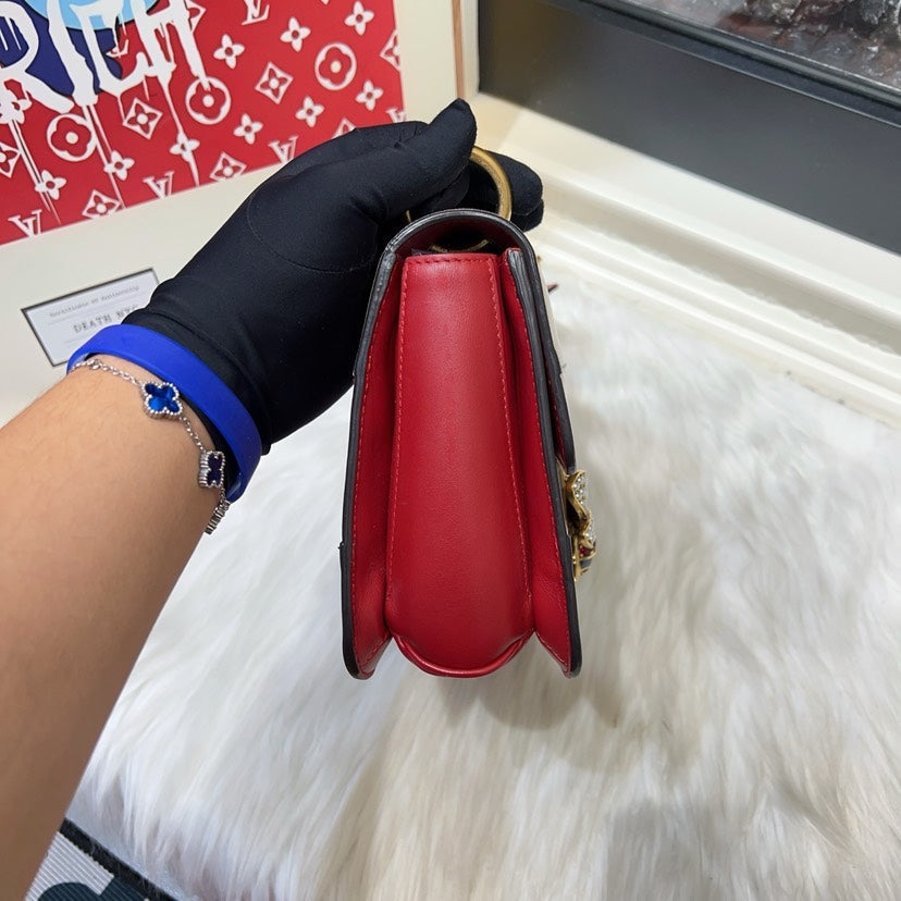 Gucci Queen Margarita Red White Bag