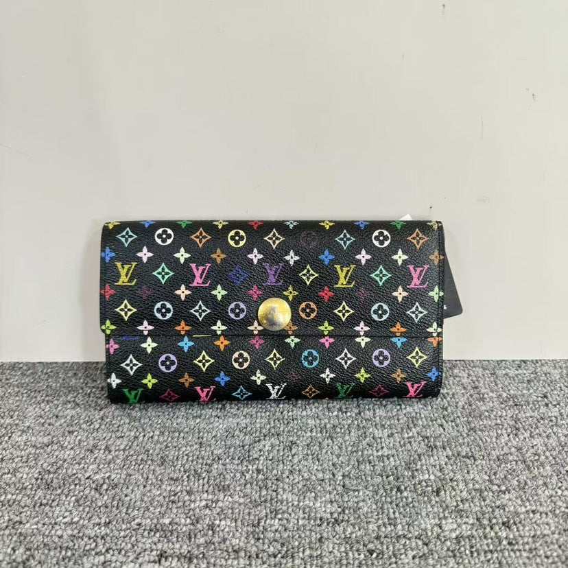 Louis Vuitton Multicolor Black Wallet