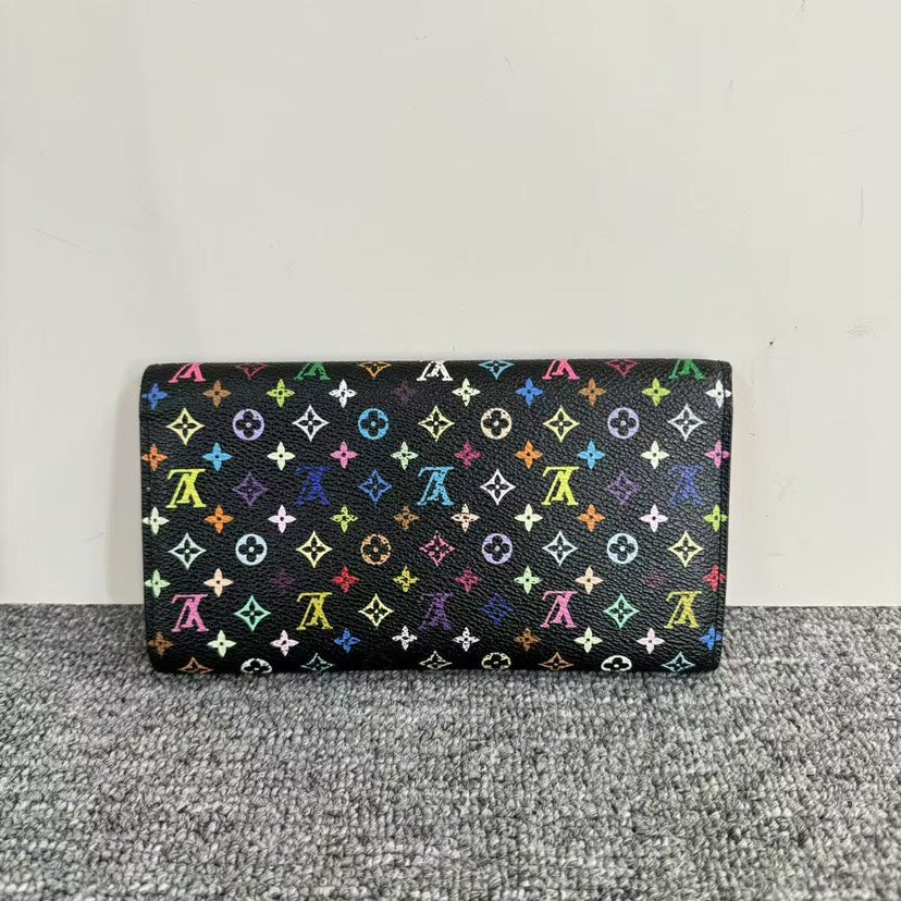 Louis Vuitton Multicolor Black Wallet