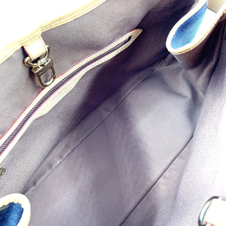 Louis Vuitton Monogram Tote Bag Brown