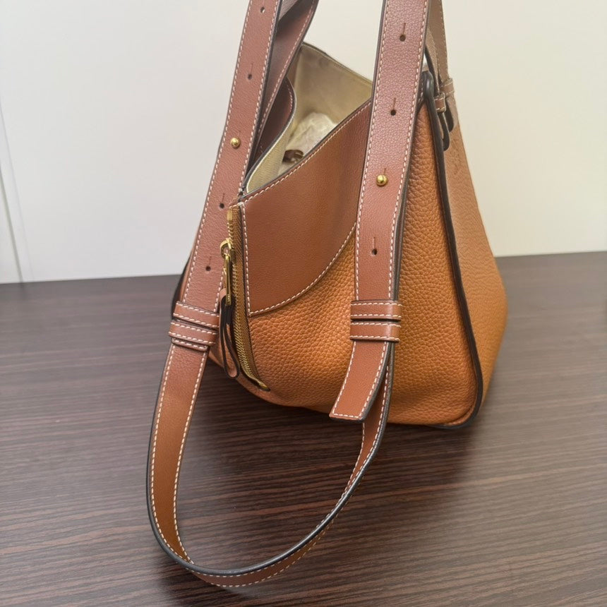 Loewe Hammock Leather Brown 2way Bag