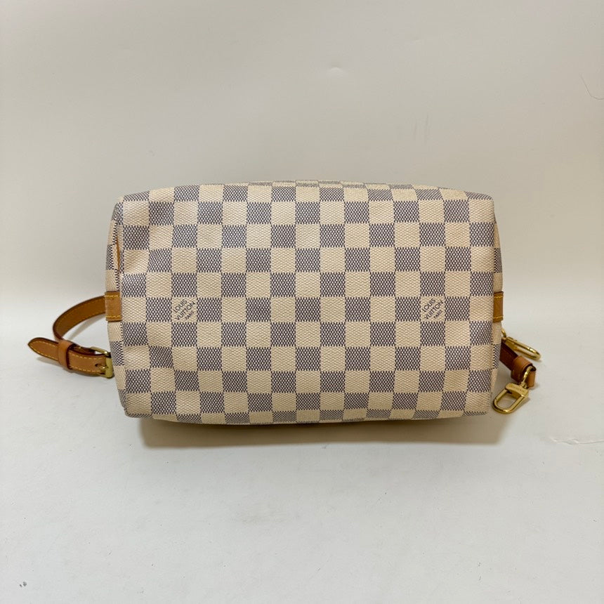 Louis Vuitton Speedy 25 Damier Azur Handbag