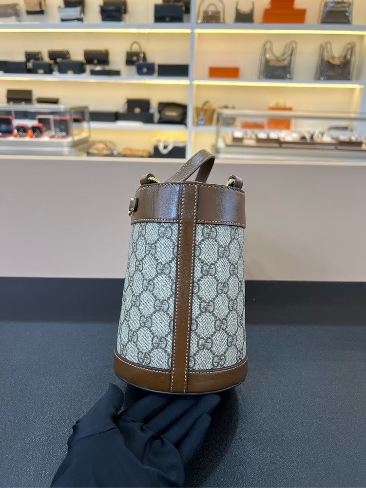 Gucci 1955 Bucket Bag Brown Monogram Canvas