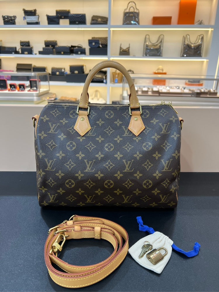 Louis Vuitton Speedy 30 BandouliÃƒÆ’Ã‚Â¨re Monogram Brown Handbag