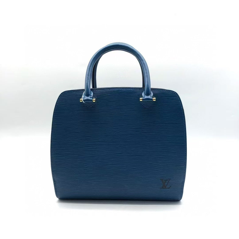 Louis Vuitton Epi Blue Handbag