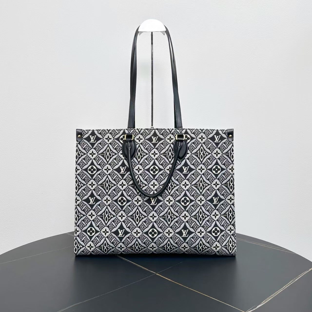 Louis Vuitton 1854 On the Go Medium Black Tote