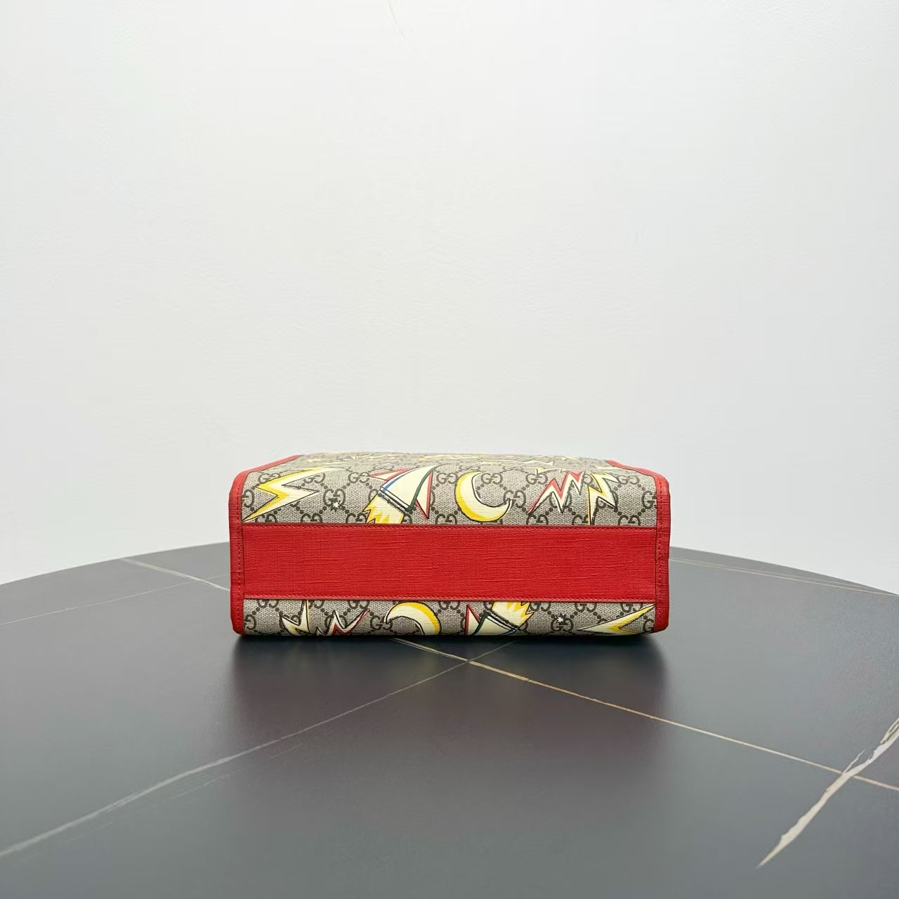 Gucci GG Supreme Tian Red Two-Way Bag
