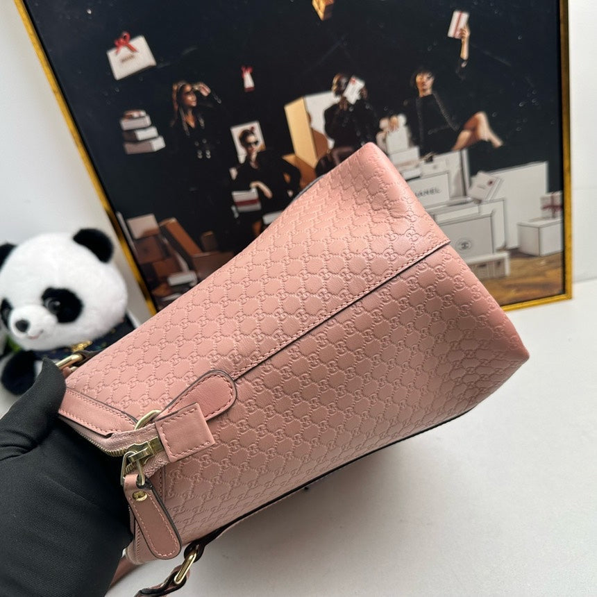 Gucci Soho Pink Leather Satchel Bag
