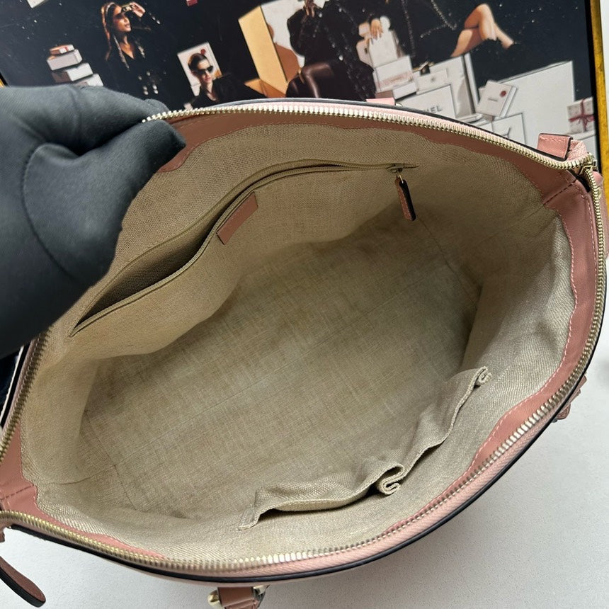 Gucci Soho Pink Leather Satchel Bag