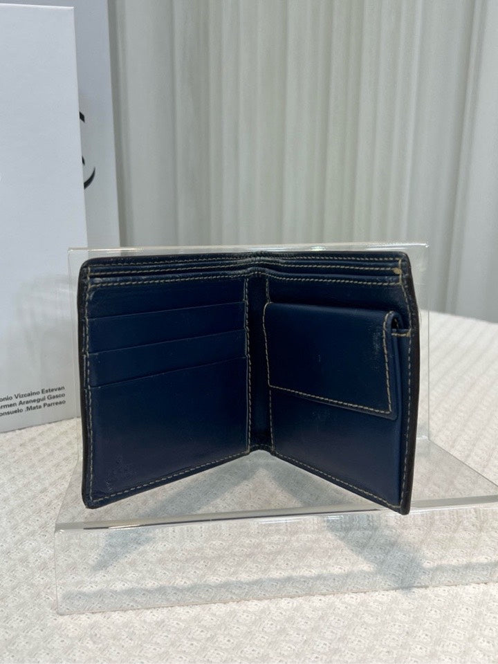 Gucci GG Supreme Blue Bifold Wallet