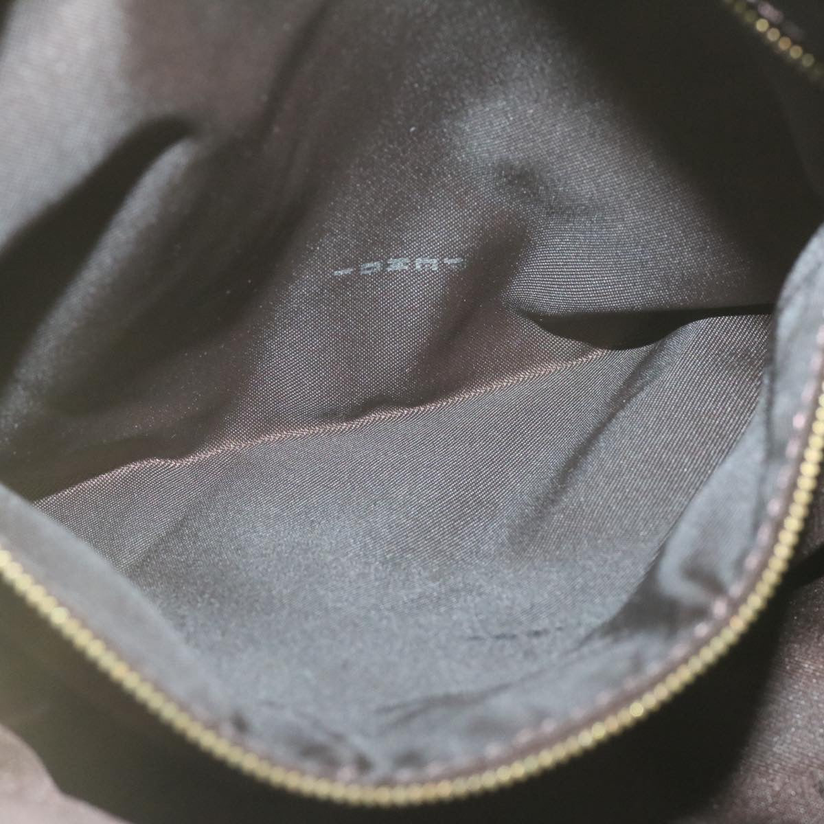 FENDI Suede Shoulder Bag Brown rd1906