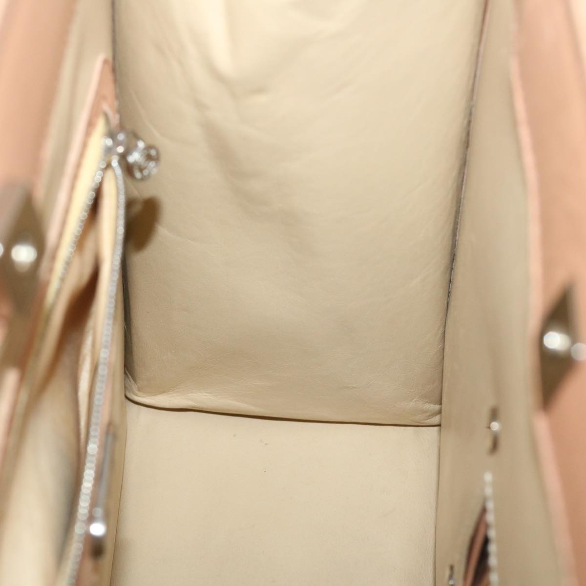 FENDI Tote Bag Leather 2way Pink rd2065
