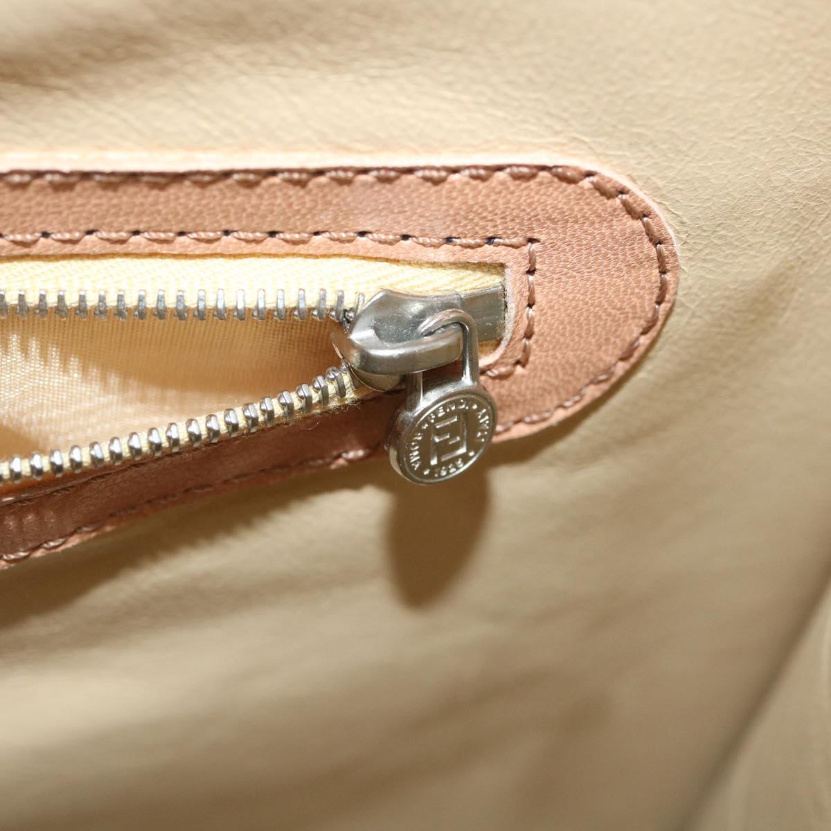 FENDI Tote Bag Leather 2way Pink rd2065