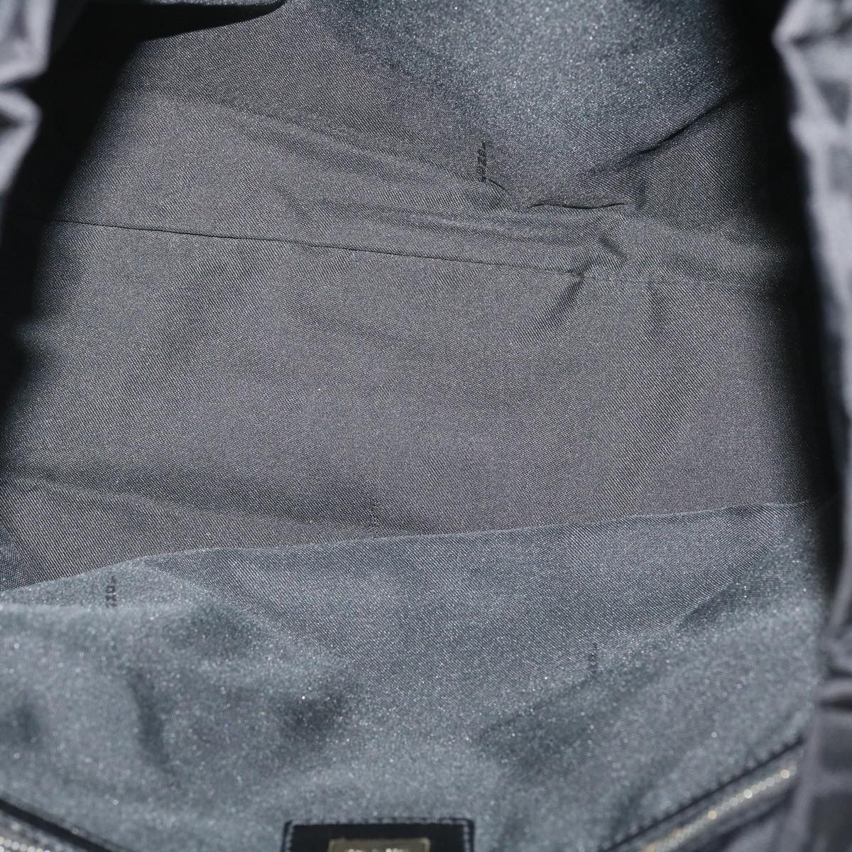 FENDI Zucca Canvas Tote Bag Nylon Black rd2078
